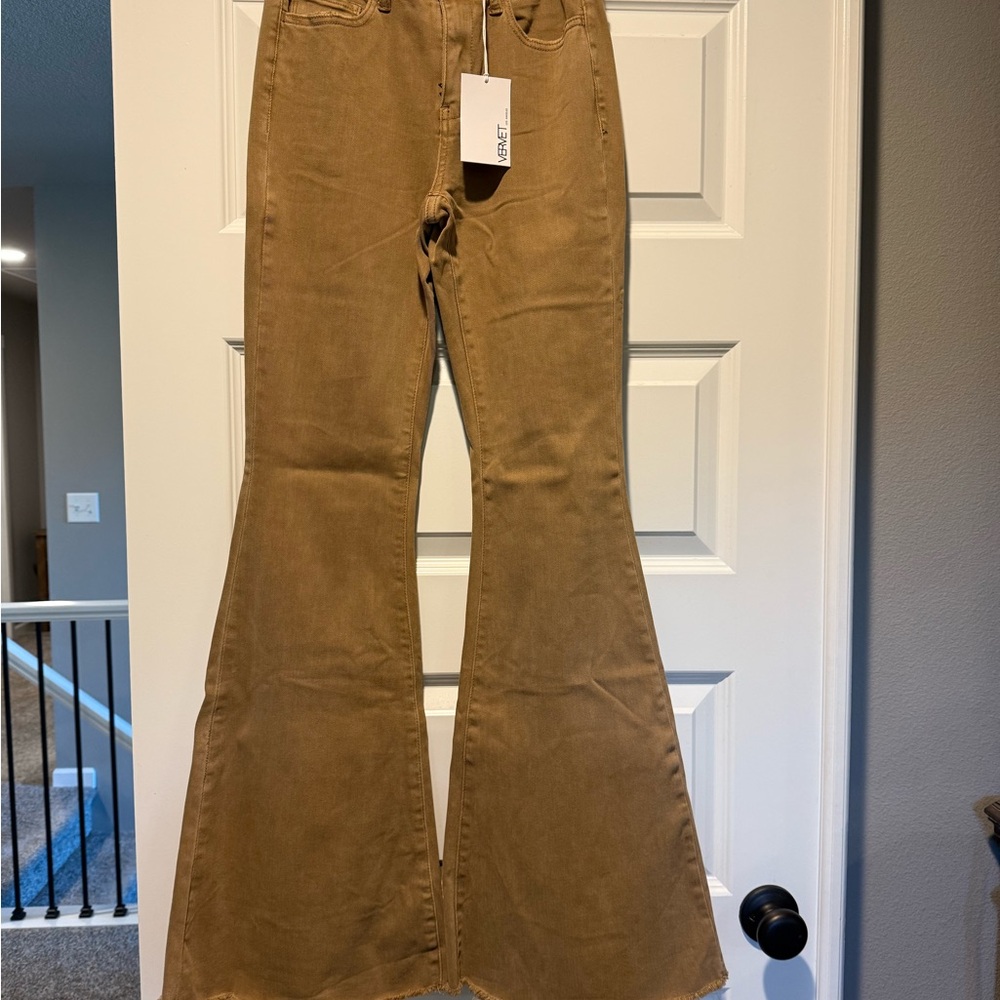Brown Flare Pants